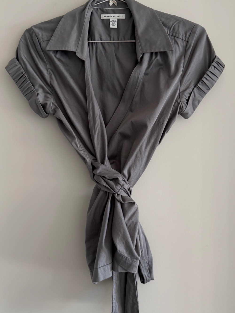 Banana Republic wrap blouse